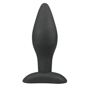 Grote Zwarte Siliconen Buttplug