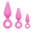 Roze buttplugs met trekring - setje_13