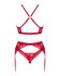 Lacelove Romantische set met jarretelgordel - Rood_13