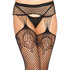 Netstof Panty Met Jarretel Look - Zwart_13